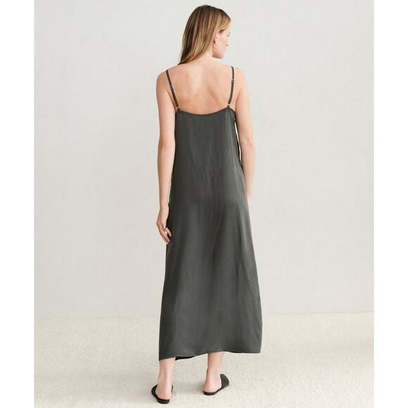 Jenni Kayne Riviera Slip Dress Charcoal Size XS Casual Lightweight Spring Summer - Picture 4 of 11